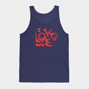 I Love Math Tank Top